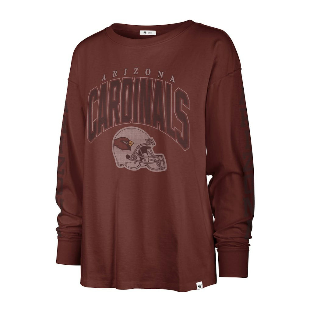 '47 Women's Tom Cat Lightweight Long Sleeve T-Shirt - Arizona Cardinals T-shirts