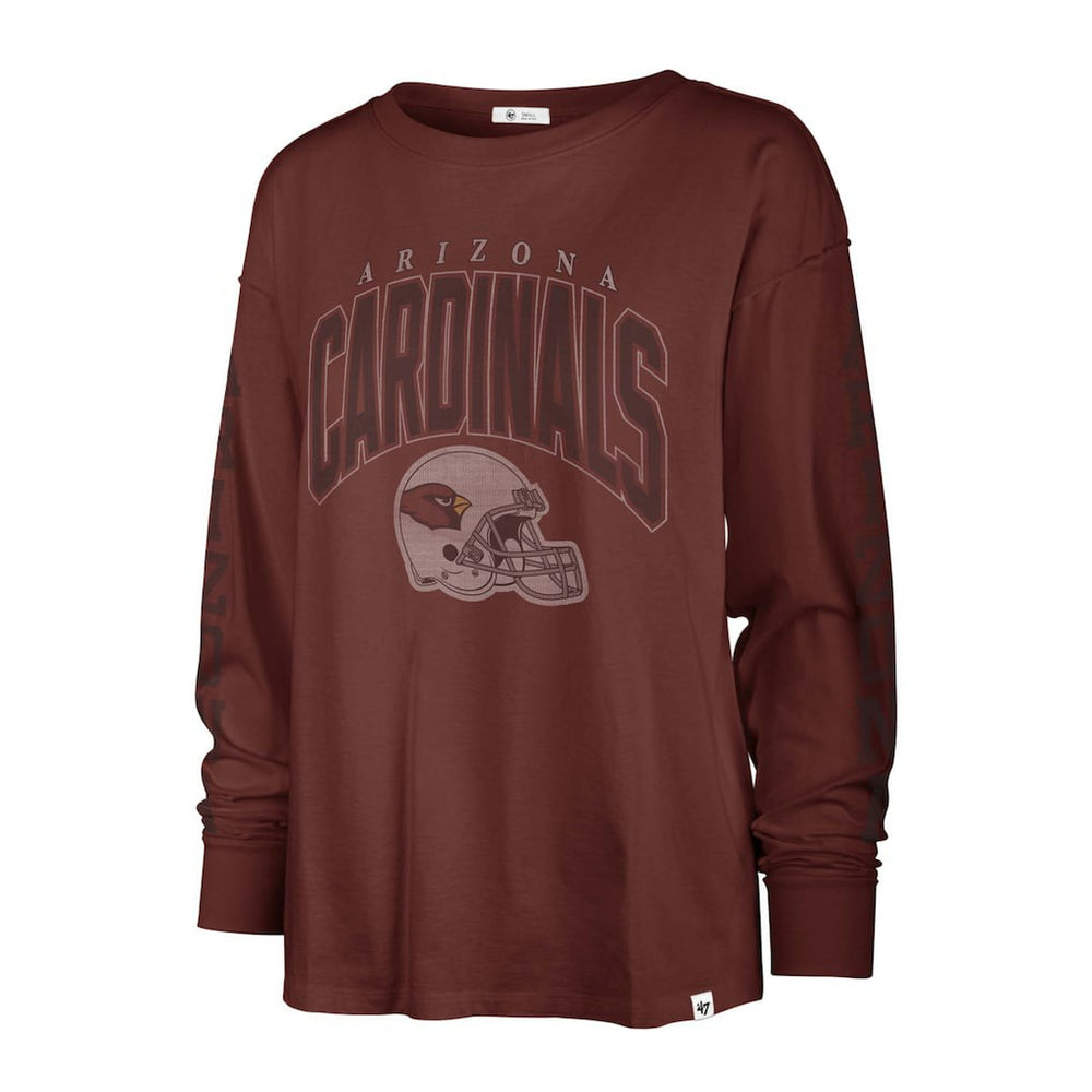 '47 Women's Tom Cat Lightweight Long Sleeve T-Shirt - Arizona Cardinals T-shirts