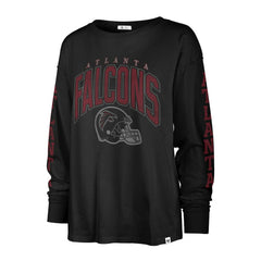 '47 Women's Tom Cat Lightweight Long Sleeve T-Shirt - Atlanta Falcons T-shirts