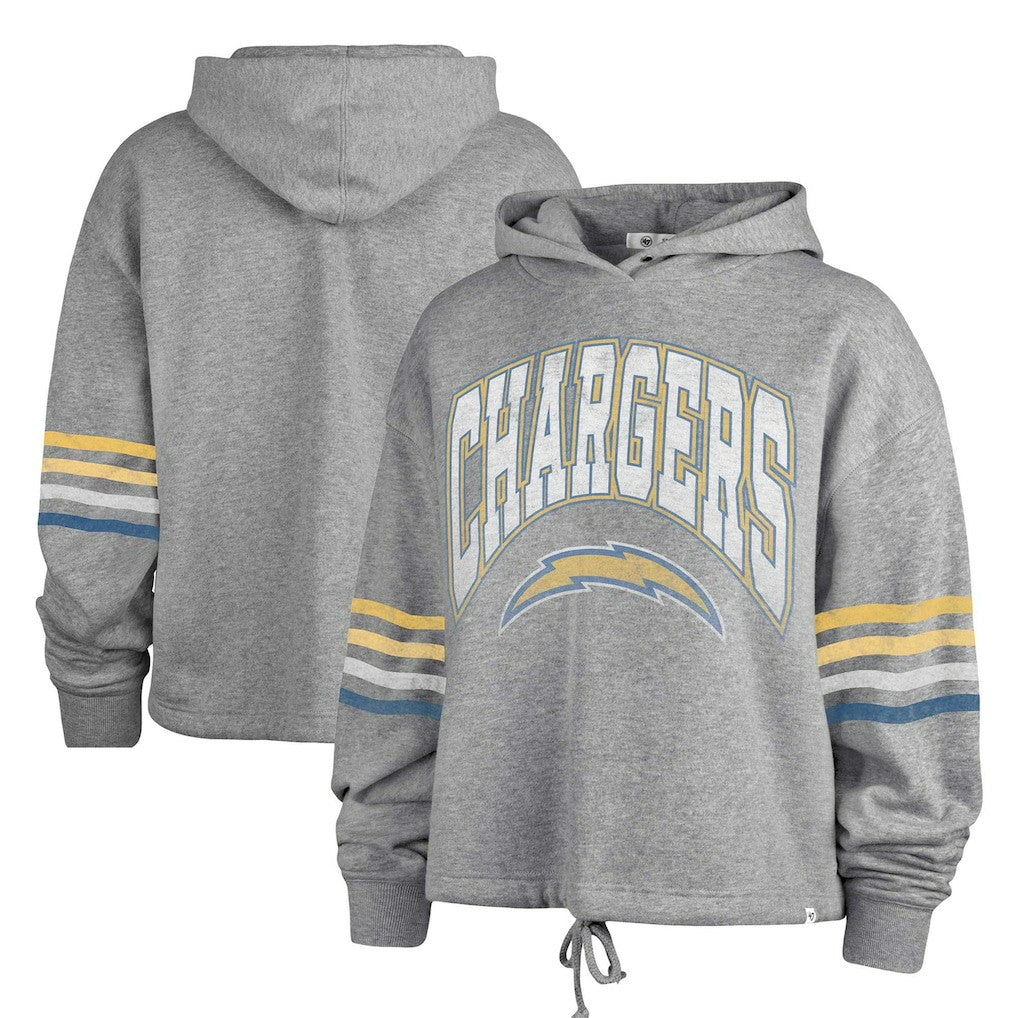 '47 Women's Upland Bennett Pullover Hoodie - Los Angeles Chargers Hoodies