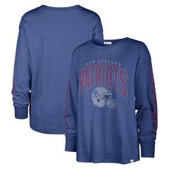 '47 Women's Tom Cat Lightweight Long Sleeve T-Shirt - New England Patriots T-shirts