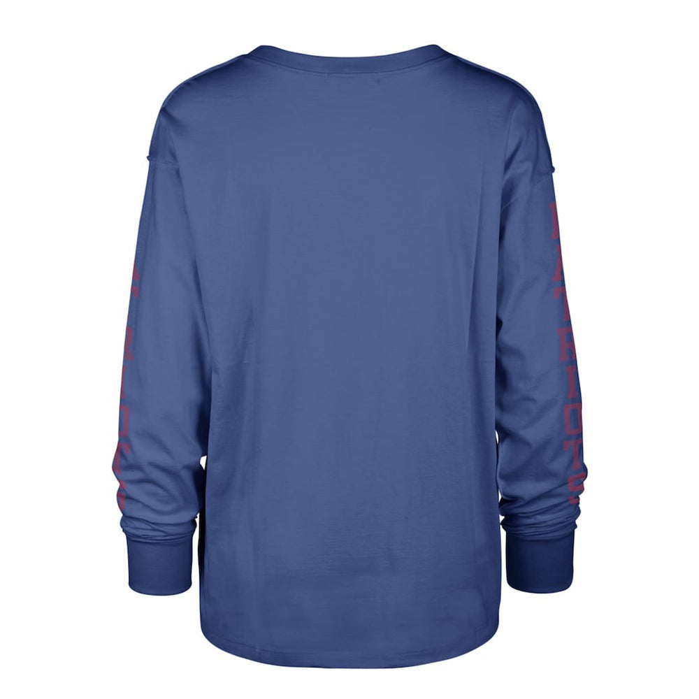 '47 Women's Tom Cat Lightweight Long Sleeve T-Shirt - New England Patriots T-shirts