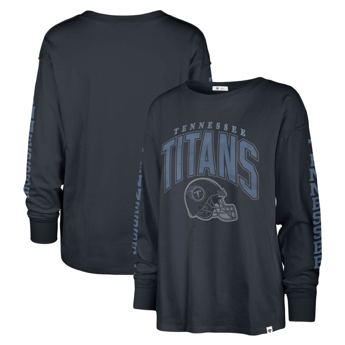 '47 Women's Tom Cat Lightweight Long Sleeve T-Shirt - Tennessee Titans T-shirts
