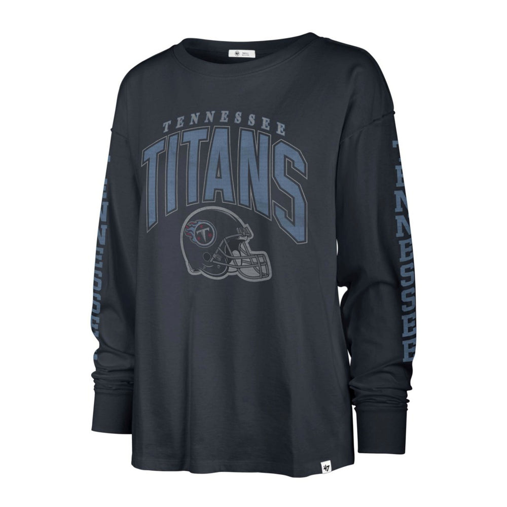 '47 Women's Tom Cat Lightweight Long Sleeve T-Shirt - Tennessee Titans T-shirts