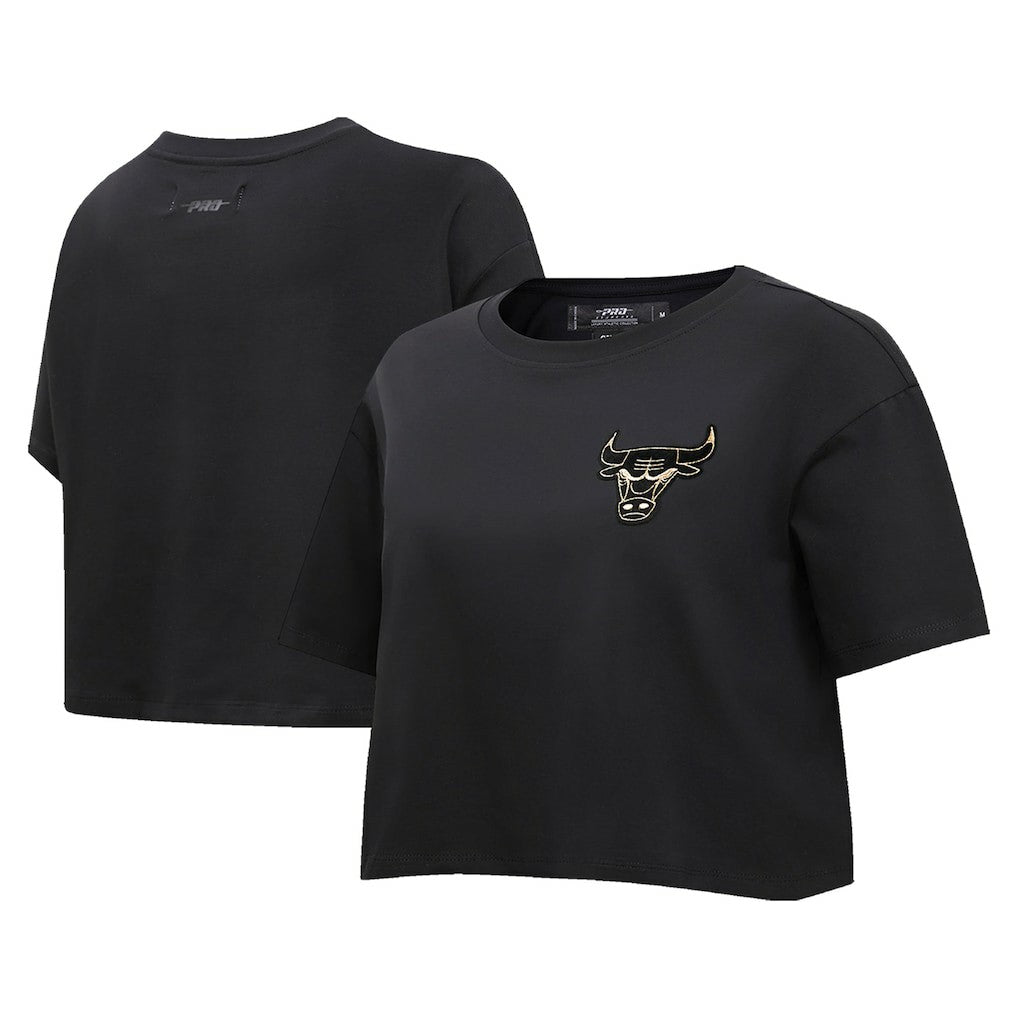 Chicago Bulls Pro Standard Women's Holiday Glam Boxy T-Shirt sale