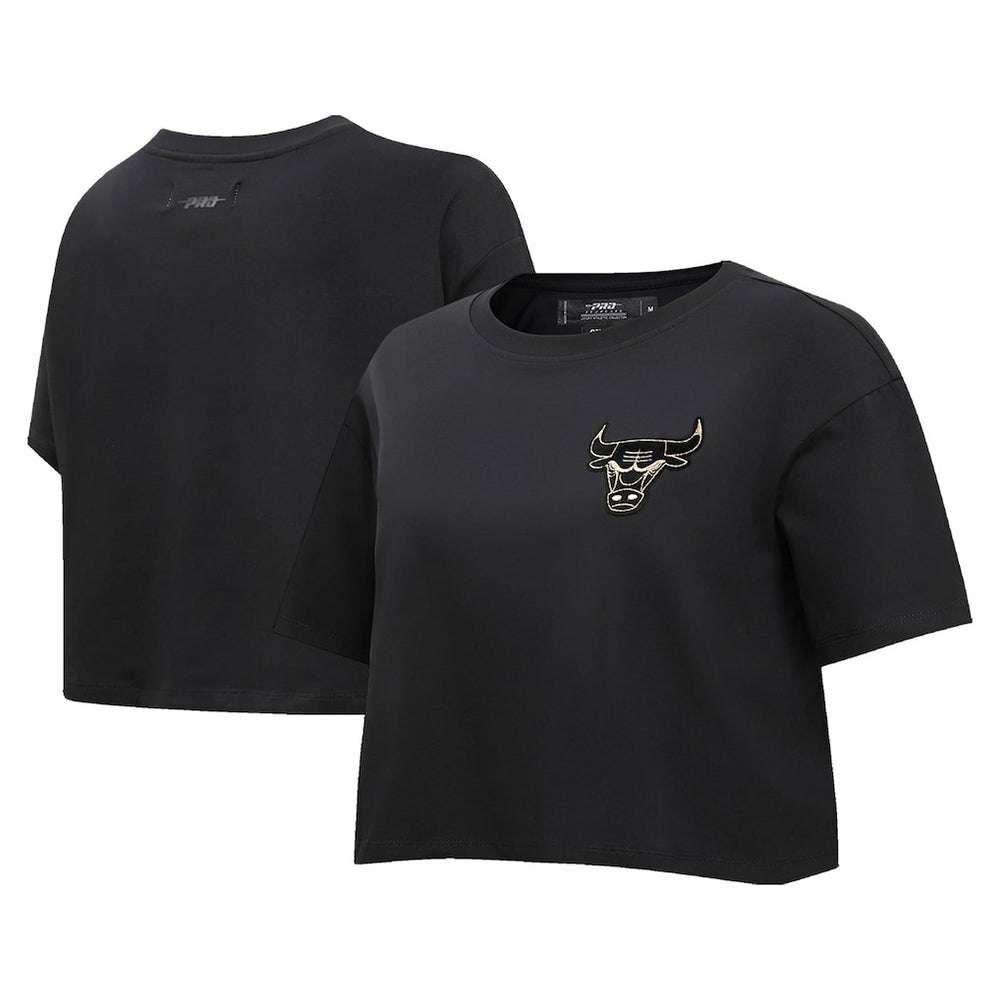 Chicago Bulls Pro Standard Women's Holiday Glam Boxy T-Shirt sale