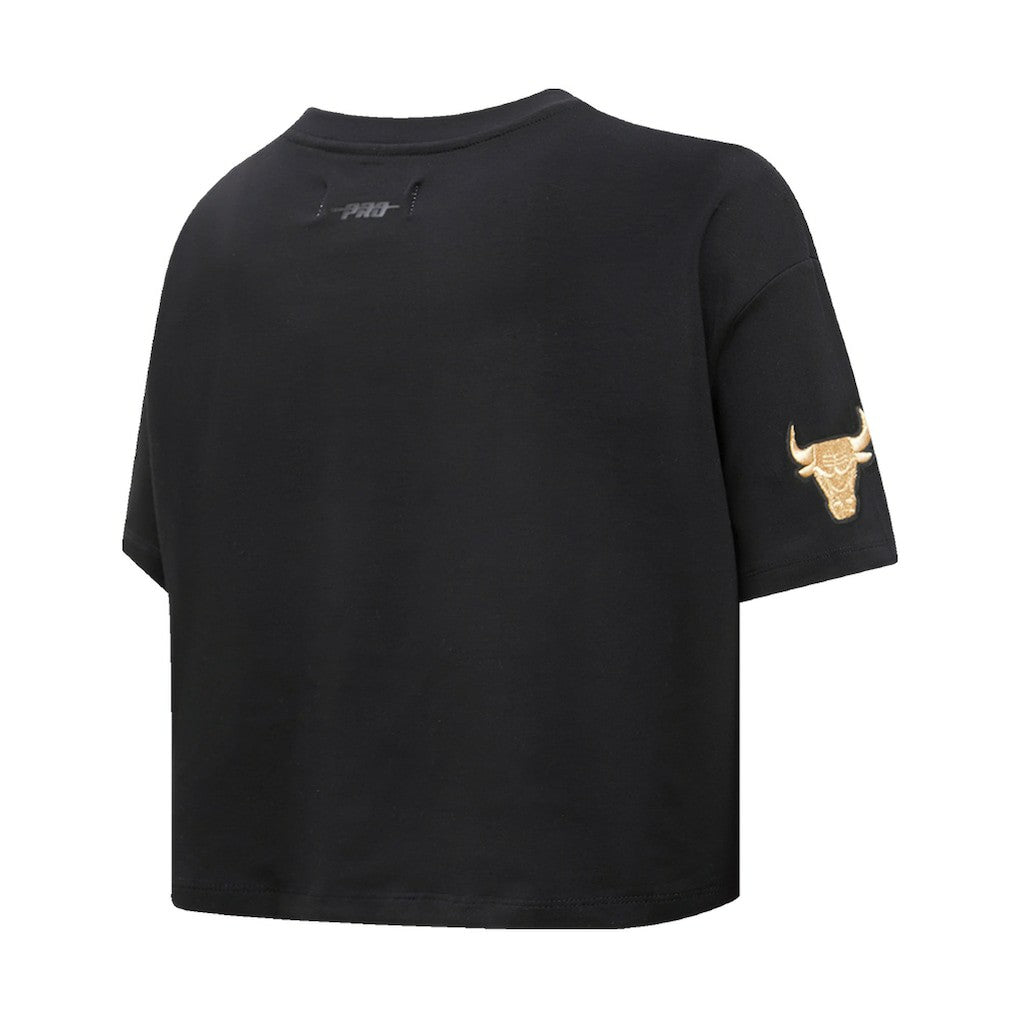Chicago Bulls Pro Standard Women's Holiday Glam Boxy T-Shirt sale