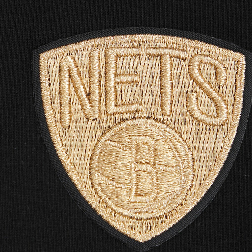 Brooklyn Nets Pro Standard Women's Holiday Glam Boxy T-Shirt