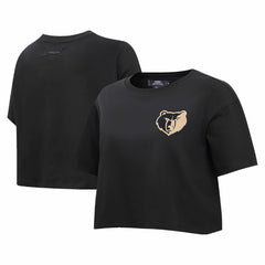 Memphis Grizzlies Pro Standard Women's Holiday Glam Boxy T-Shirt