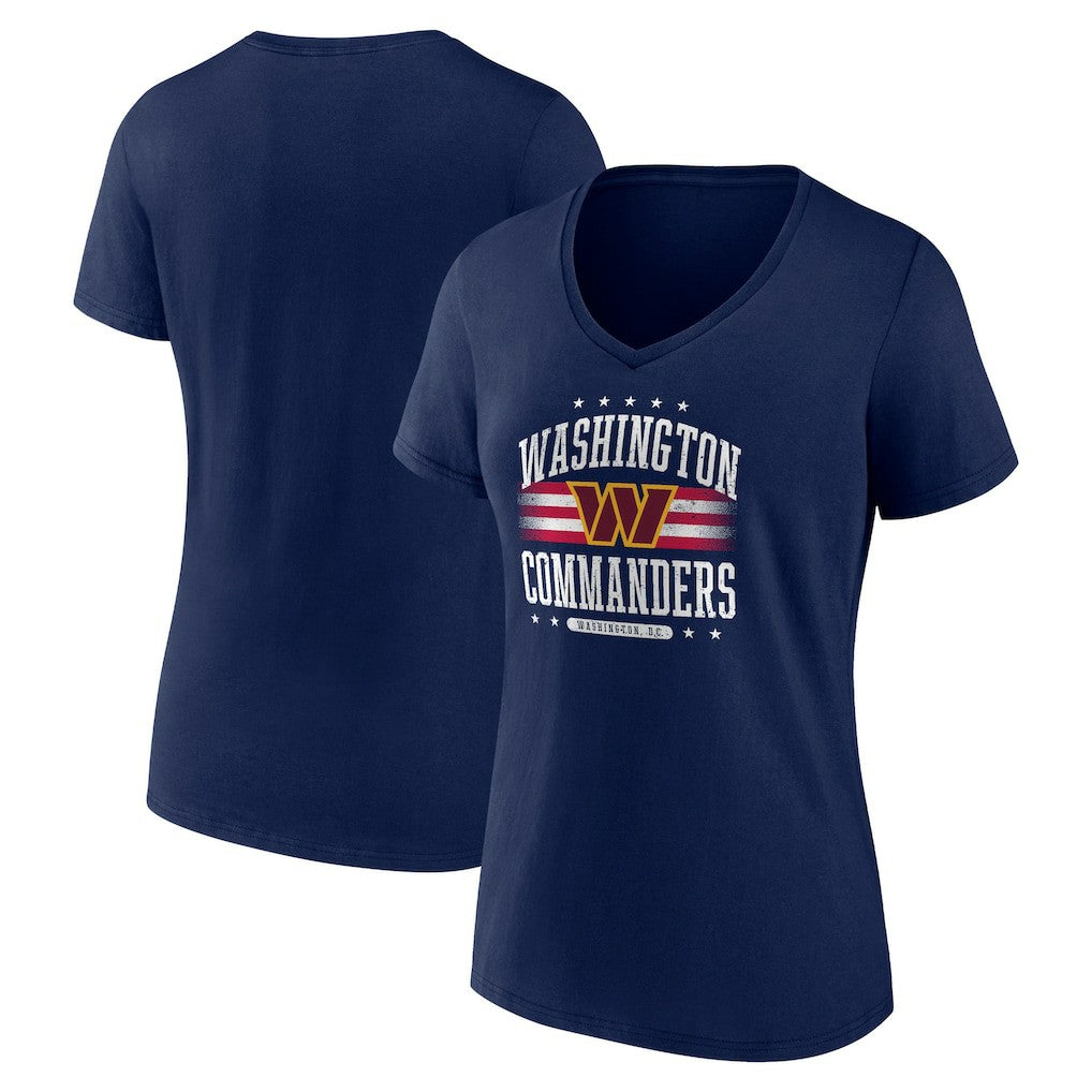 Women's Americana V-Neck T-Shirt - Washington Commanders T-shirts