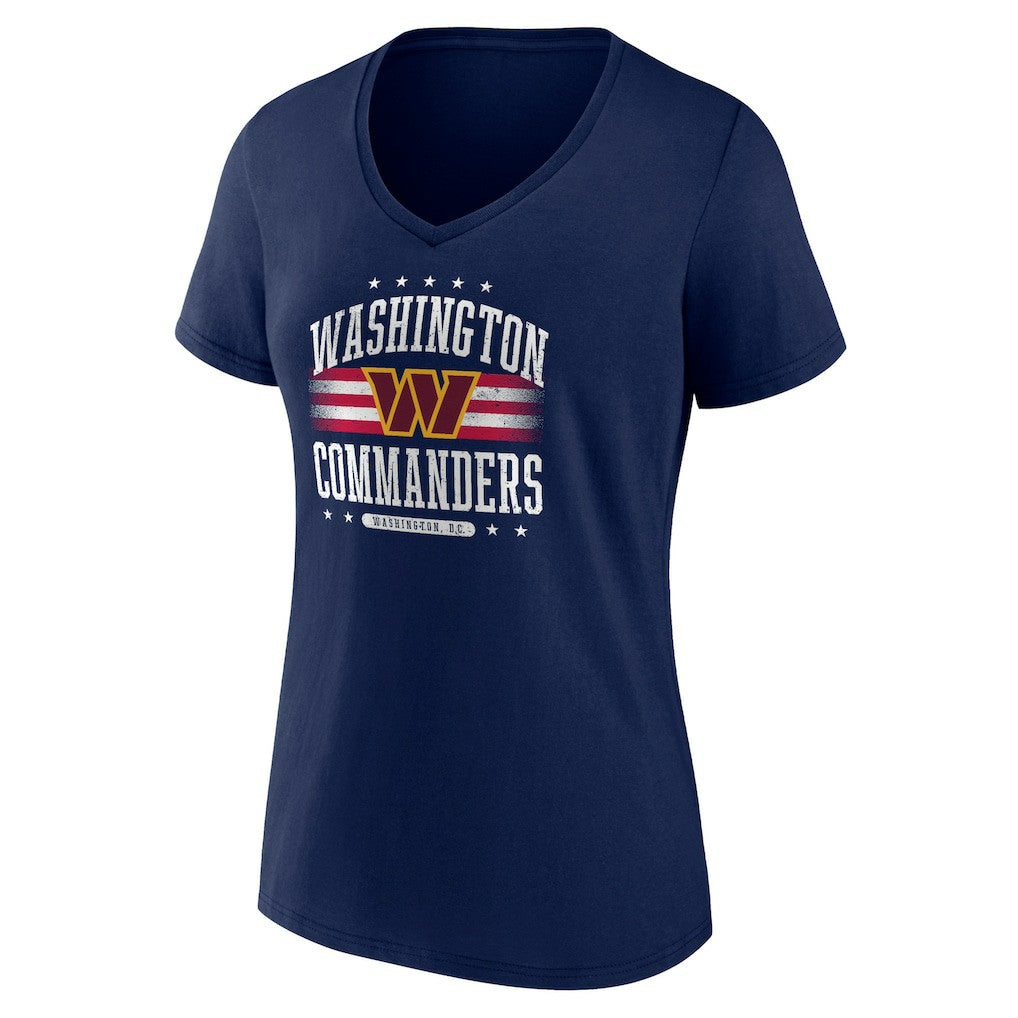 Women's Americana V-Neck T-Shirt - Washington Commanders T-shirts