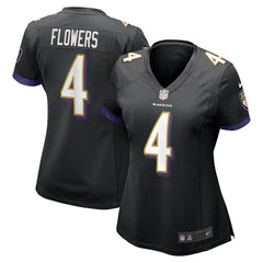 Zay Flowers  Women's Alternate Game Jersey - Baltimore Ravens Jerseys