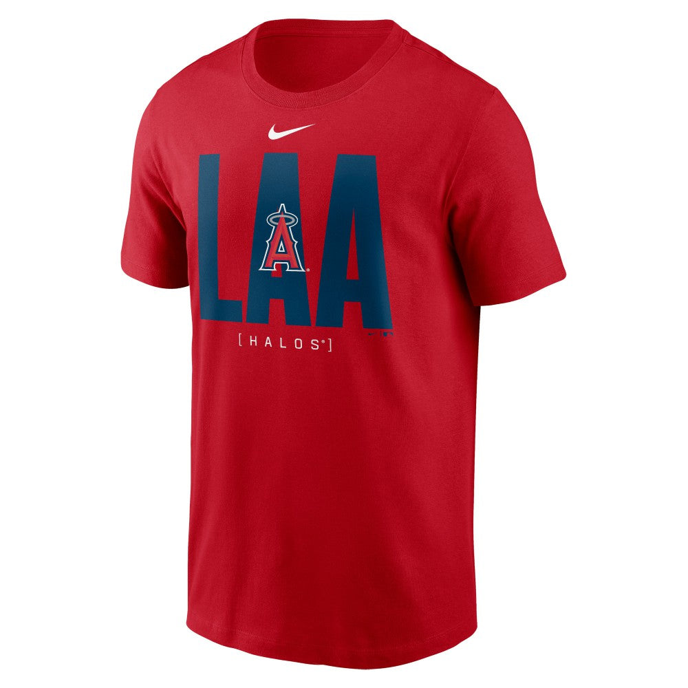 Red Los Angeles Angels Nike Scoreboard T-Shirt