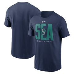 Navy Seattle Mariners Nike Scoreboard T-Shirt