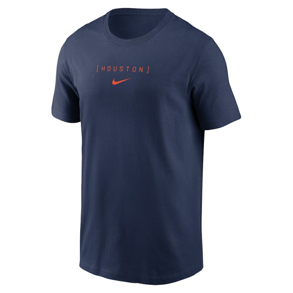 Navy Houston Astros Nike Large Logo Back Stack T-Shirt