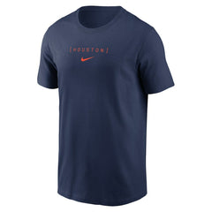 Navy Houston Astros Nike Large Logo Back Stack T-Shirt