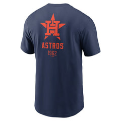 Navy Houston Astros Nike Large Logo Back Stack T-Shirt