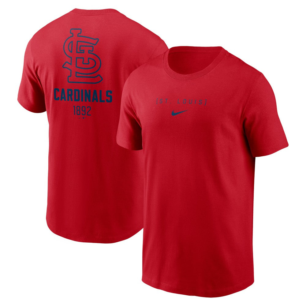 Red St. Louis Cardinals Nike Large Logo Back Stack T-Shirt