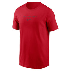 Red Washington Nationals Nike Large Logo Back Stack T-Shirt