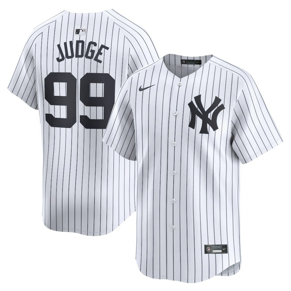 White Aaron Judge New York Yankees Nike Home Limited Player Jersey