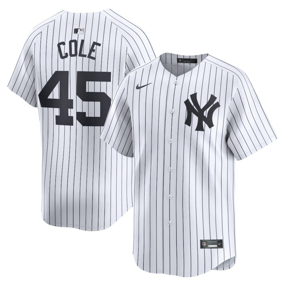 White Gerrit Cole New York Yankees Nike Home Limited Player Jersey