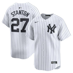 White Giancarlo Stanton New York Yankees Nike Home Limited Player Jersey