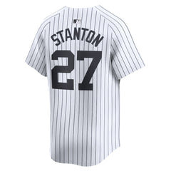 White Giancarlo Stanton New York Yankees Nike Home Limited Player Jersey