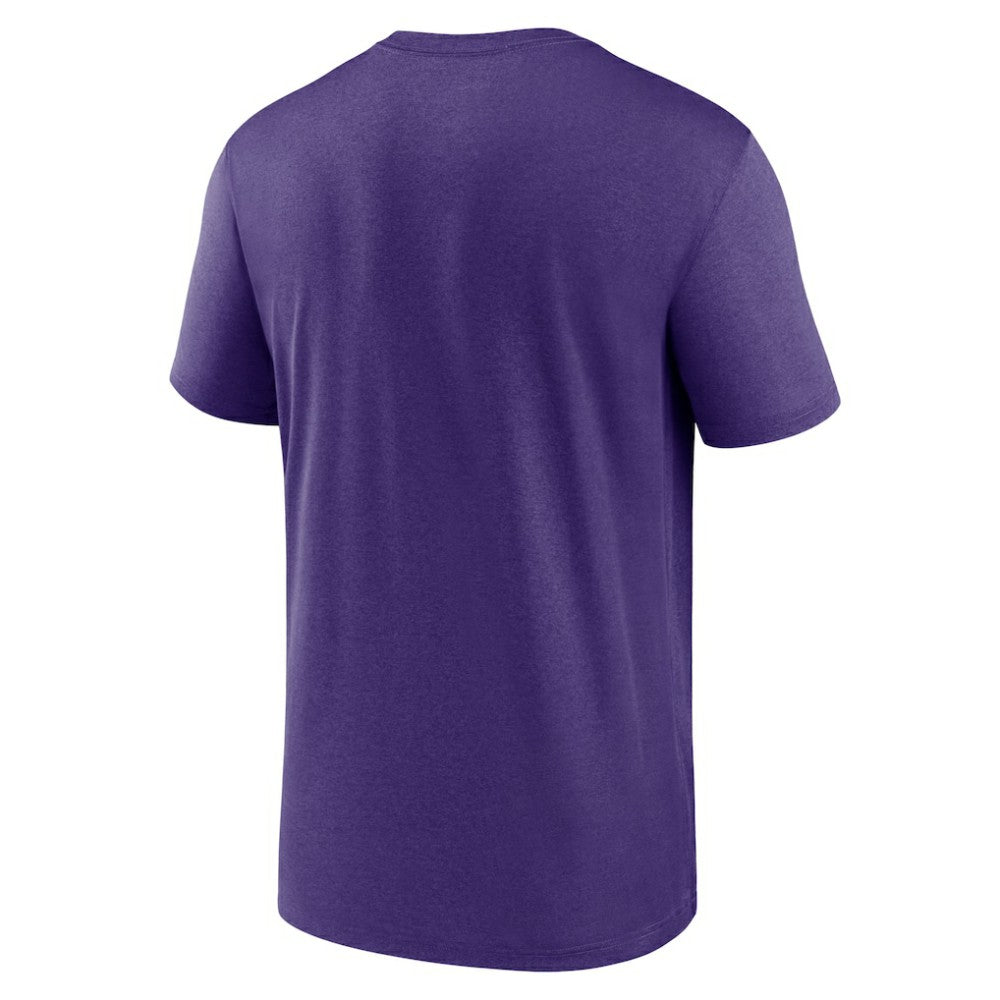 Purple Colorado Rockies Nike Baseball Phrase Legend Performance T-Shirt