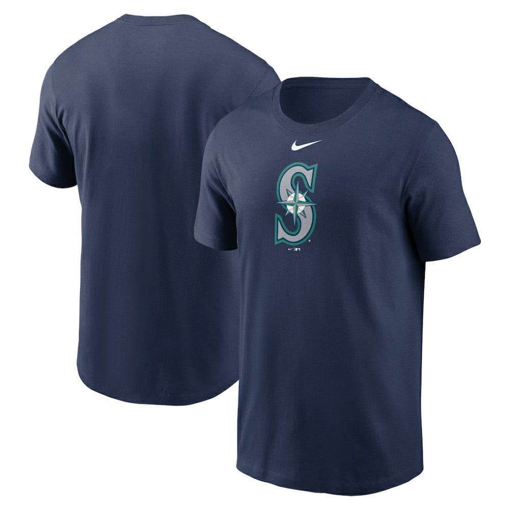 Navy Seattle Mariners Nike Fuse Large Logo T-Shirt