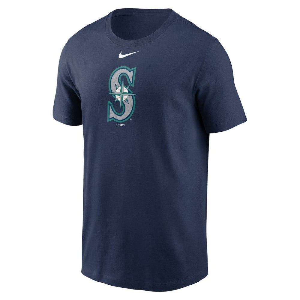 Navy Seattle Mariners Nike Fuse Large Logo T-Shirt