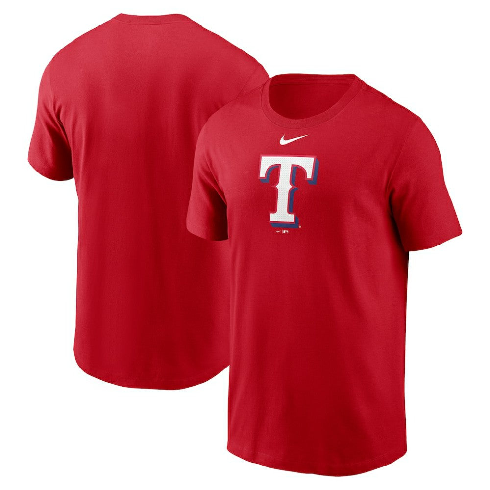 Red Texas Rangers Nike Fuse Large Logo T-Shirt