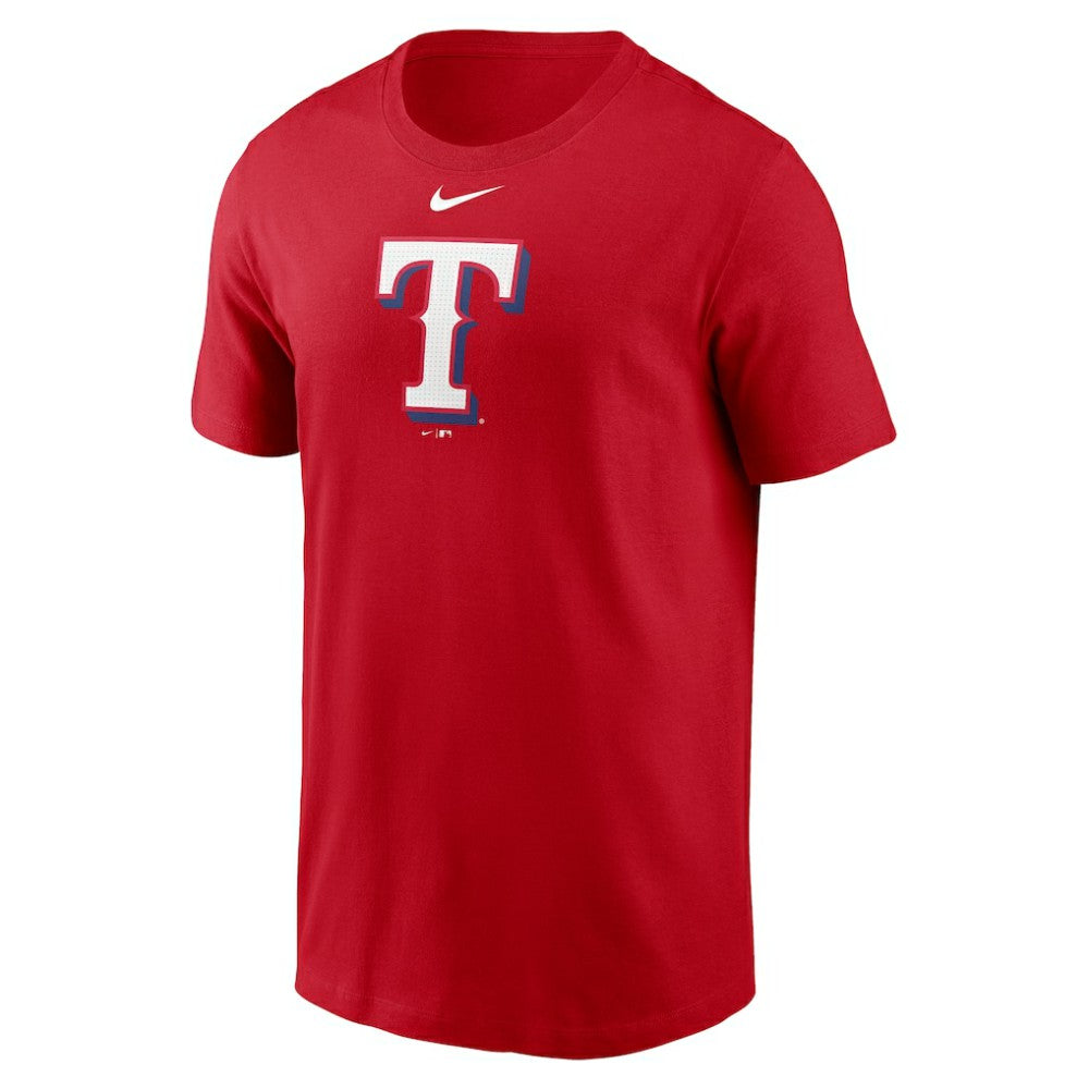Red Texas Rangers Nike Fuse Large Logo T-Shirt