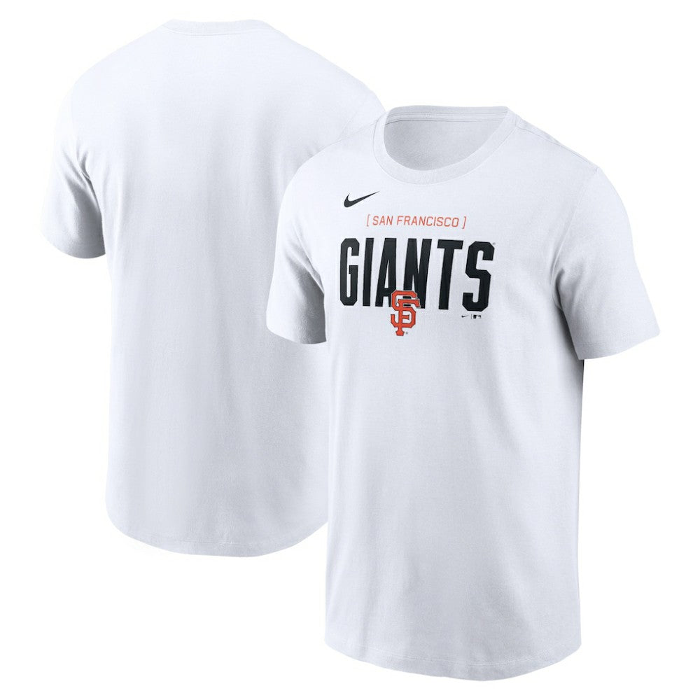 White San Francisco Giants Nike Home Team Bracket Stack T-Shirt