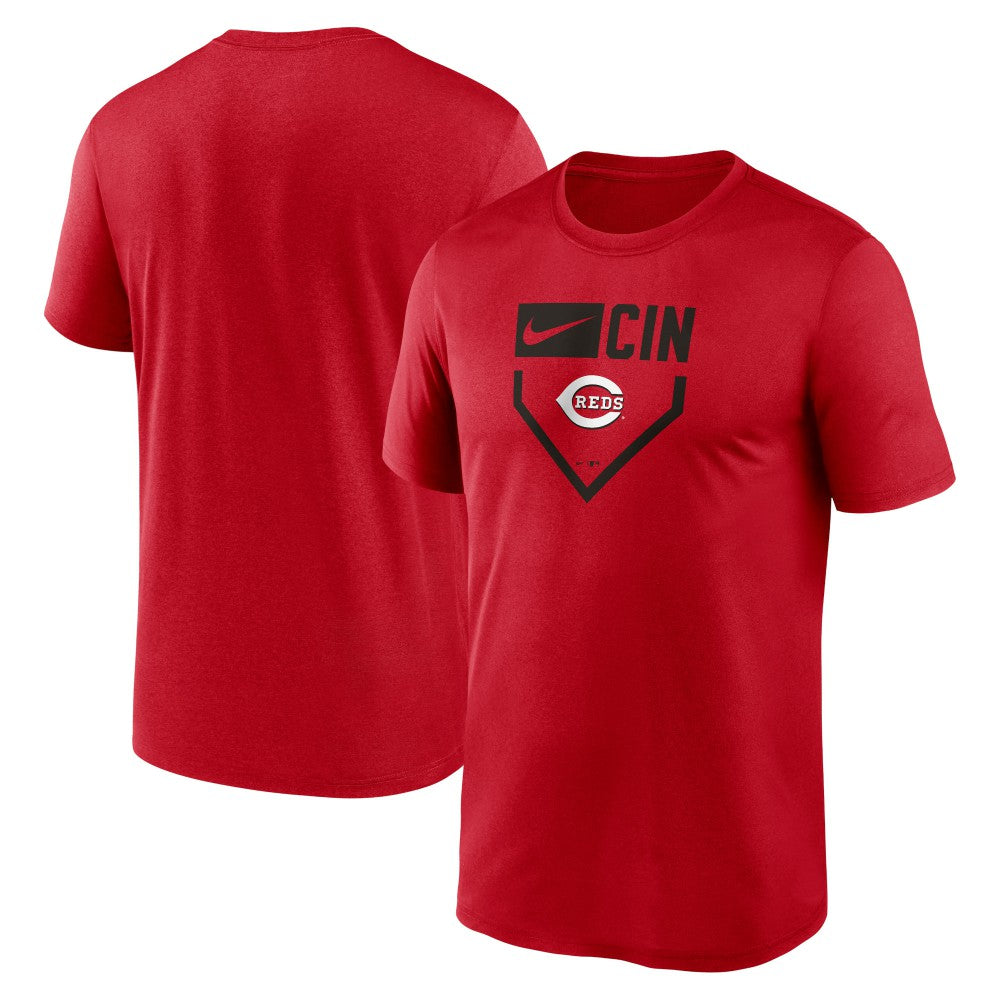 Red Cincinnati Reds Nike Home Plate Icon Legend Performance T-Shirt
