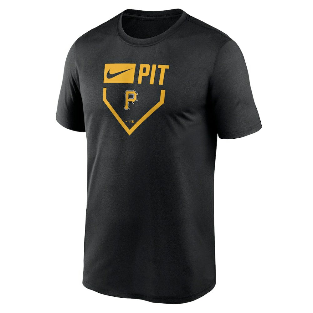 Black Pittsburgh Pirates Nike Home Plate Icon Legend Performance T-Shirt