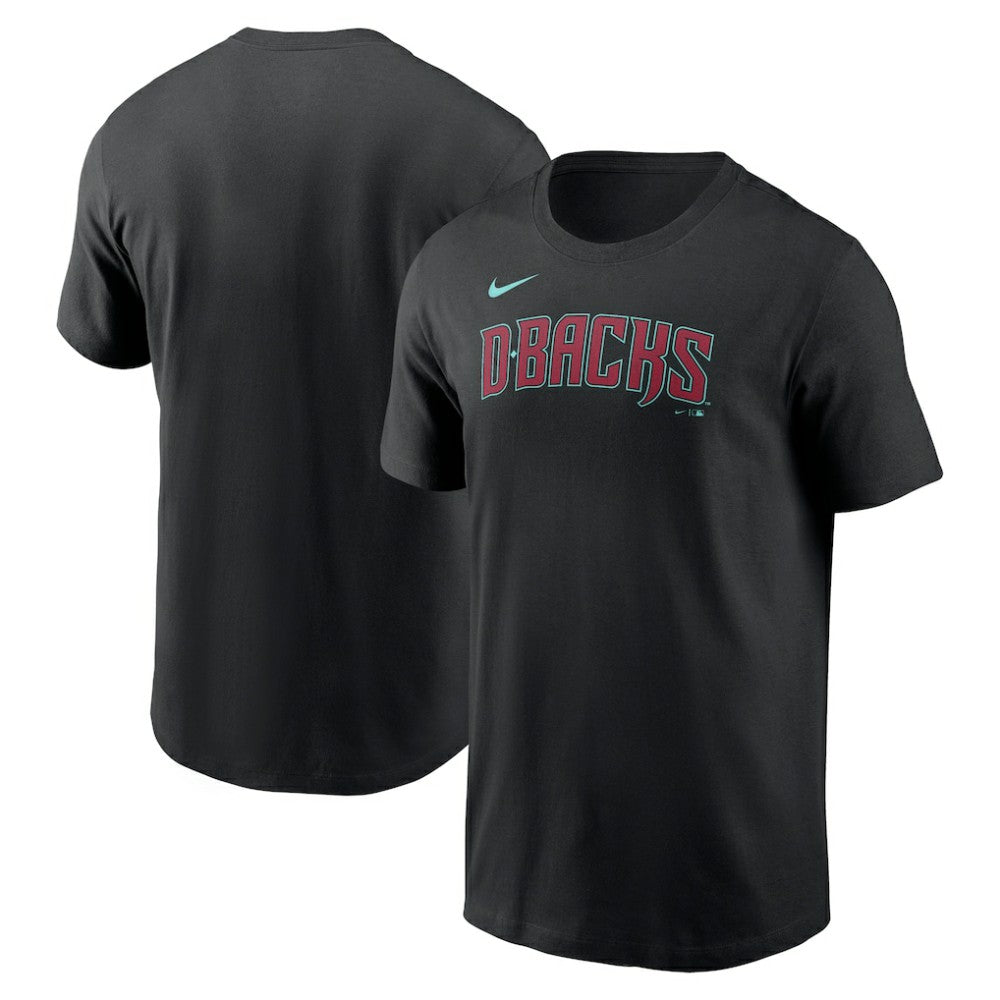 Black Arizona Diamondbacks Nike Wordmark T-Shirt