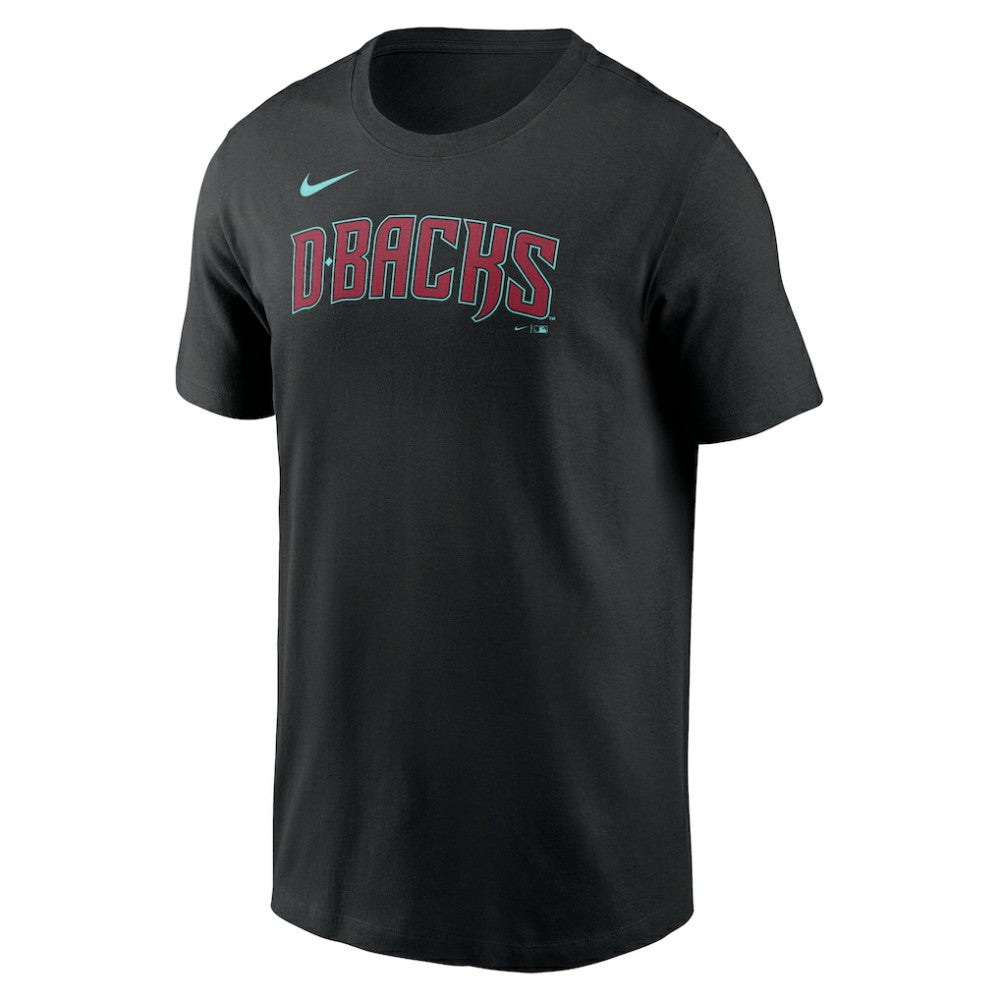 Black Arizona Diamondbacks Nike Wordmark T-Shirt