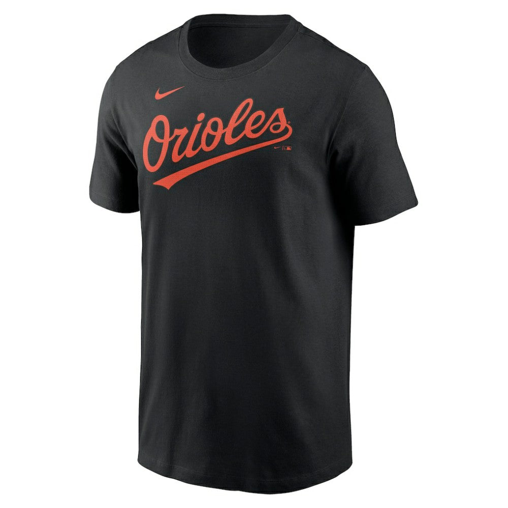 Black Baltimore Orioles Nike Fuse Wordmark T-Shirt
