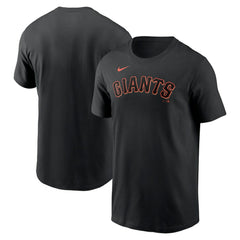Black San Francisco Giants Nike Fuse Wordmark T-Shirt