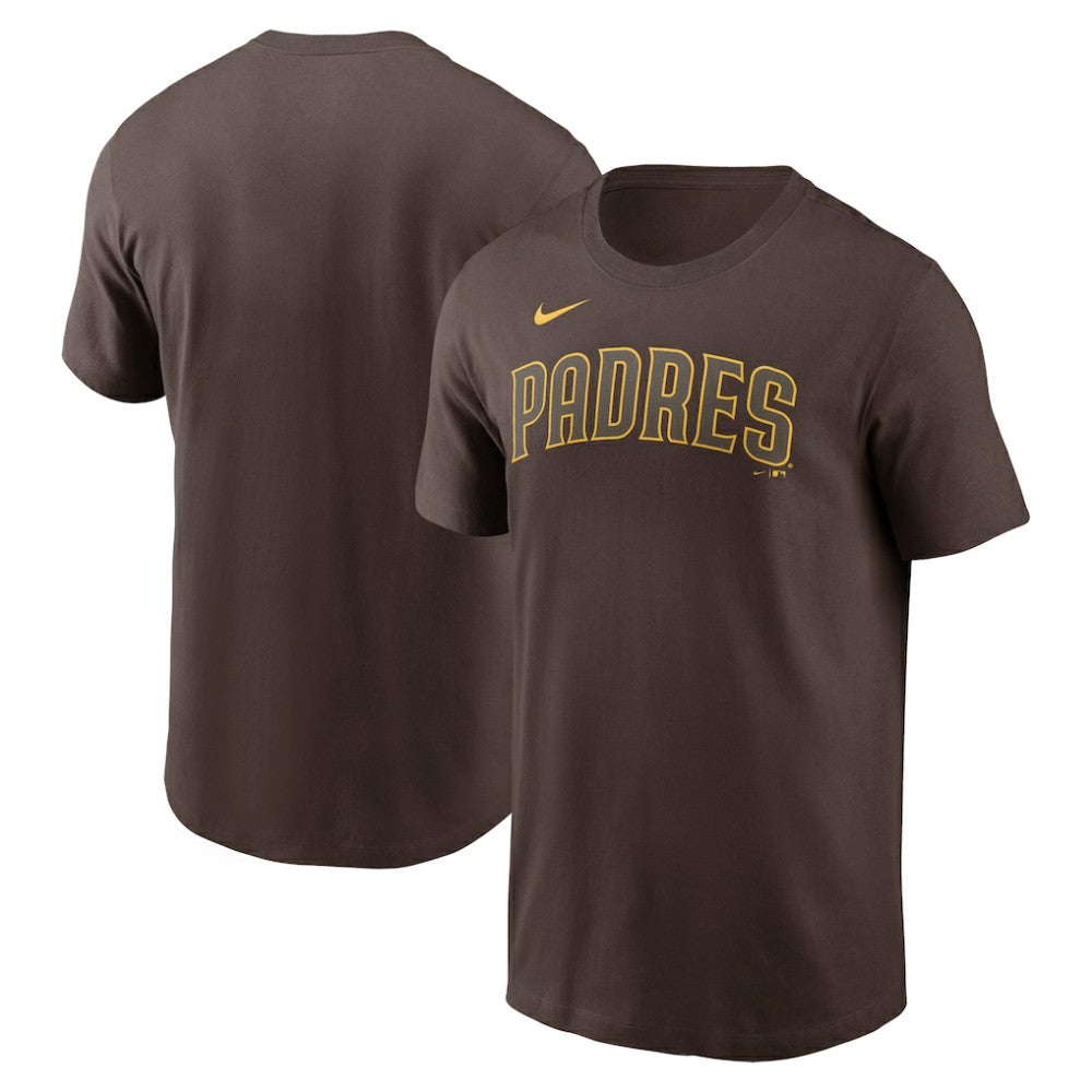 Brown San Diego Padres Nike Fuse Wordmark T-Shirt