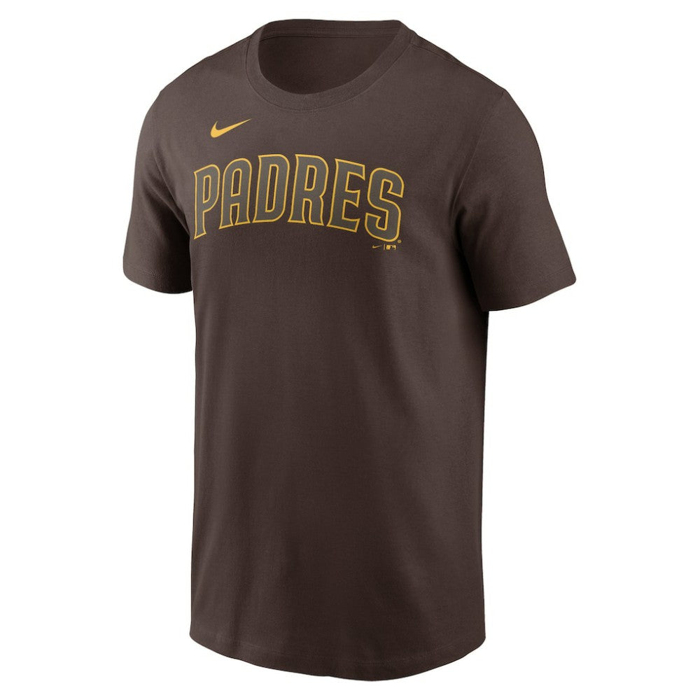Brown San Diego Padres Nike Fuse Wordmark T-Shirt