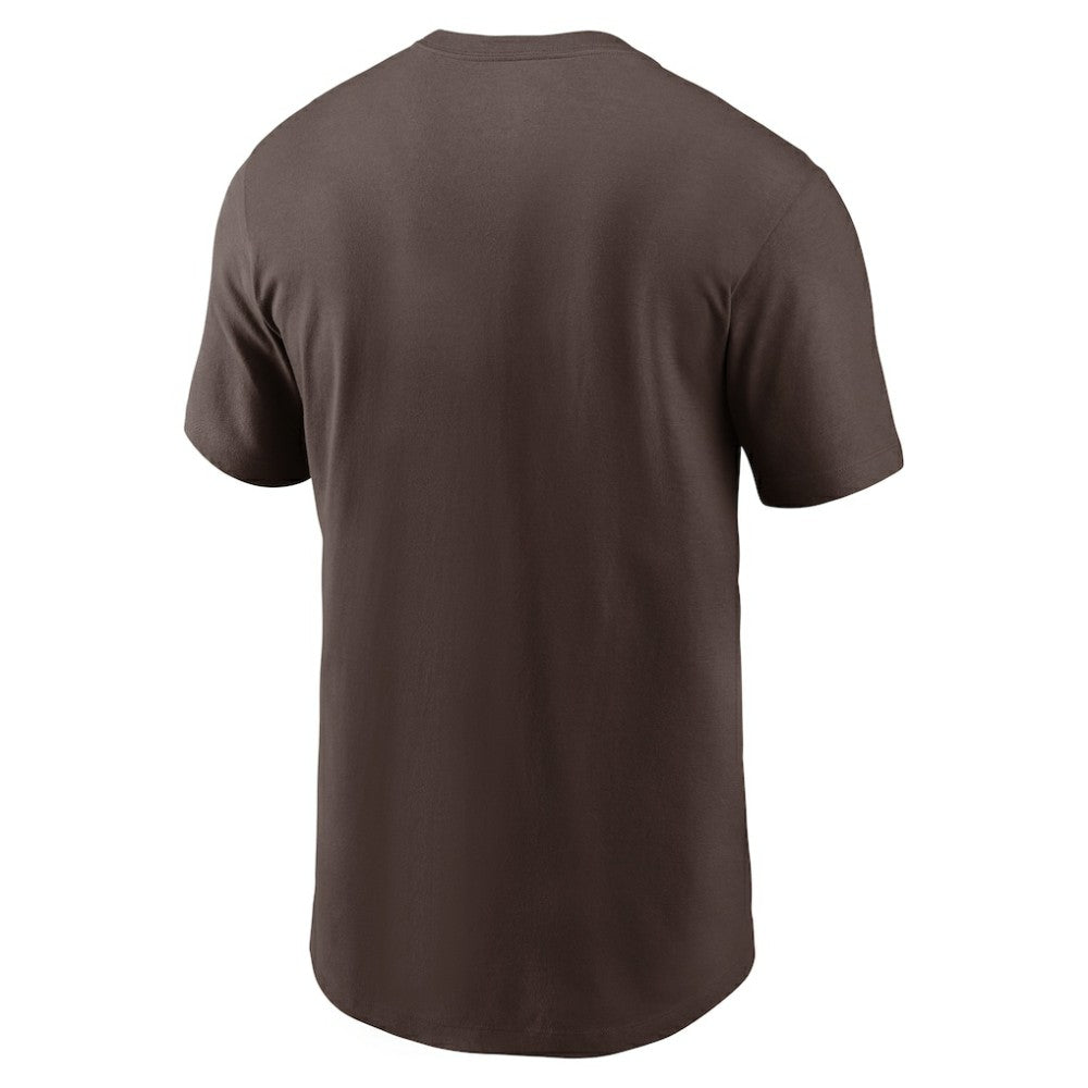 Brown San Diego Padres Nike Fuse Wordmark T-Shirt