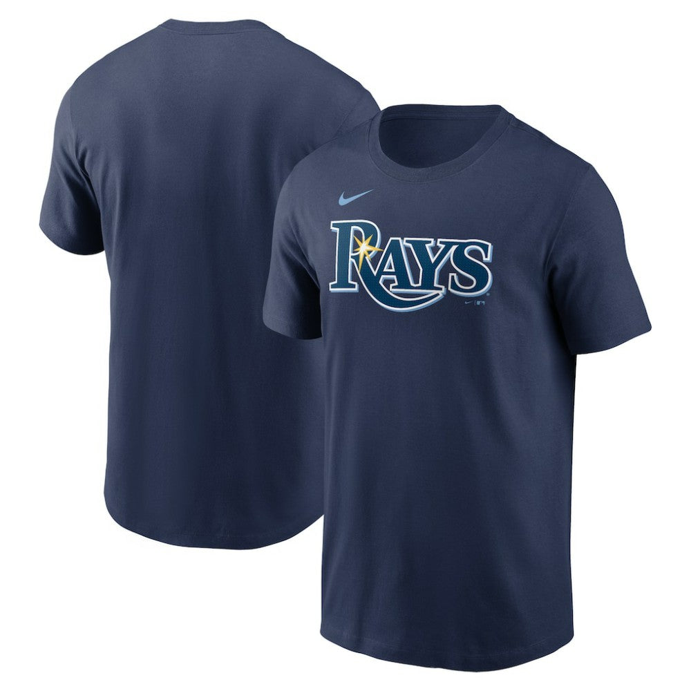 Navy Tampa Bay Rays Nike Fuse Wordmark T-Shirt