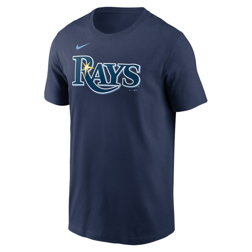 Navy Tampa Bay Rays Nike Fuse Wordmark T-Shirt