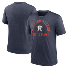 Heather Navy Houston Astros Nike Swing Big Tri-Blend T-Shirt