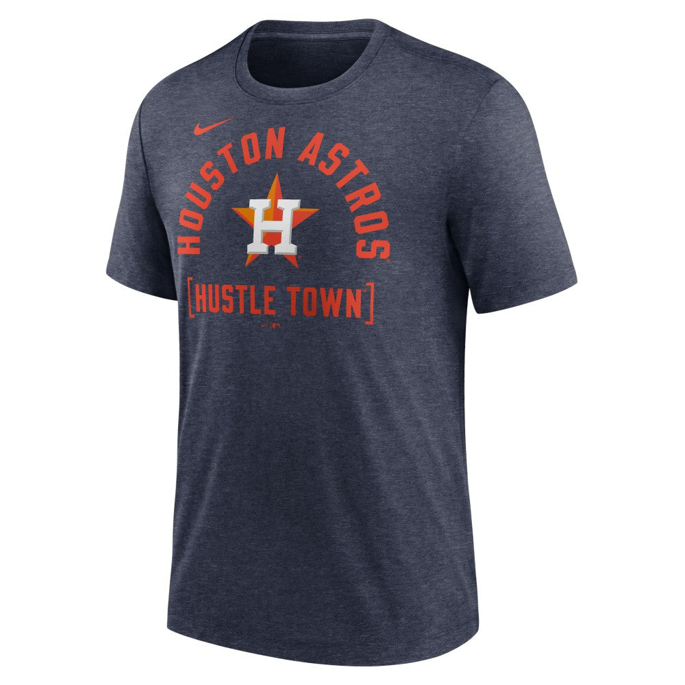 Heather Navy Houston Astros Nike Swing Big Tri-Blend T-Shirt