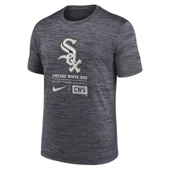 Black Chicago White Sox Nike Large Logo Velocity T-Shirt