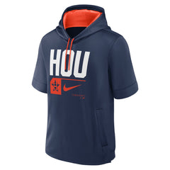 Navy Houston Astros Nike Tri Code Lockup Short Sleeve Pullover Hoodie