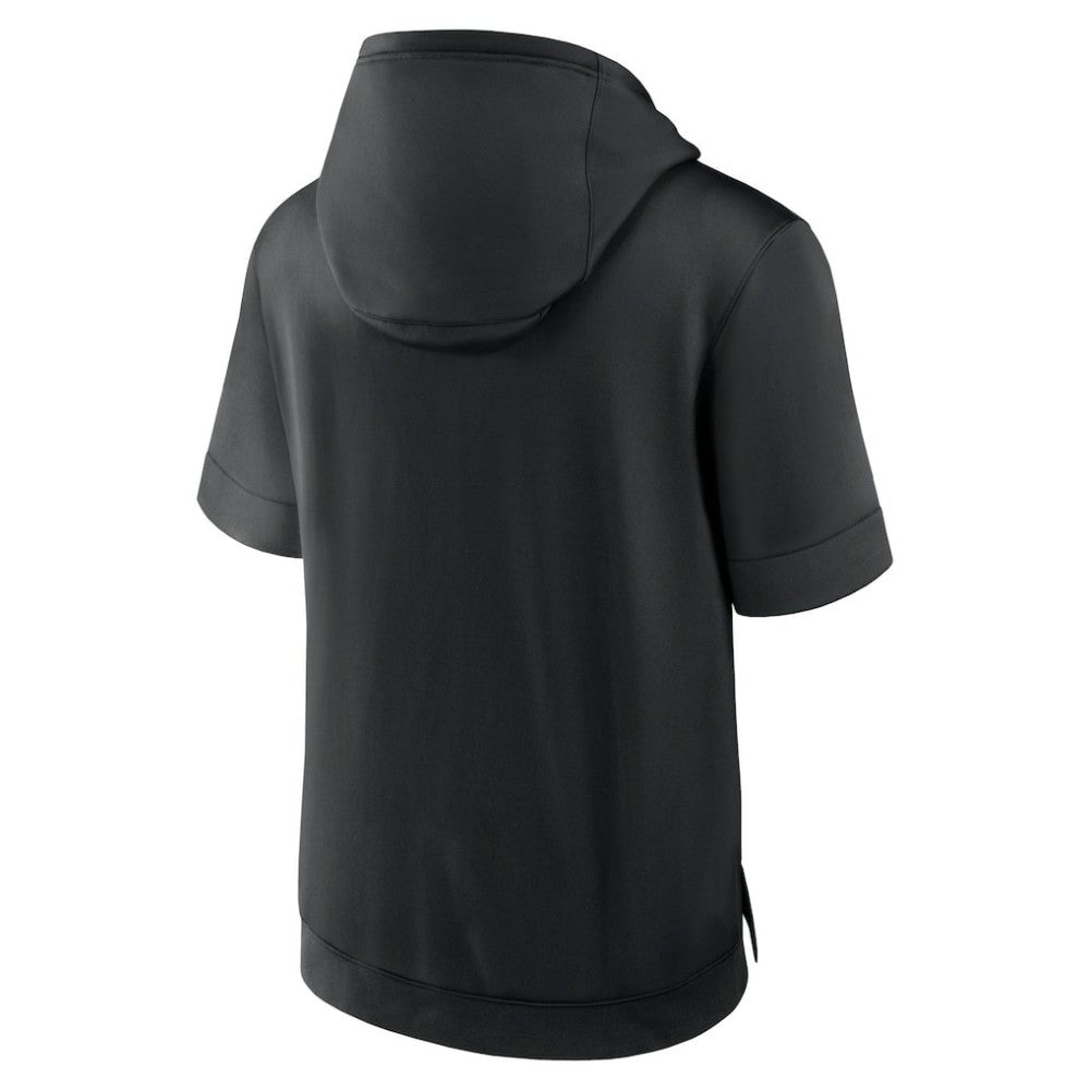 Black San Francisco Giants Nike Tri Code Lockup Short Sleeve Pullover Hoodie