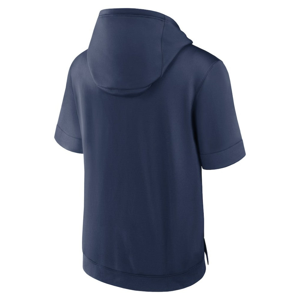 Navy Minnesota Twins Nike Tri Code Lockup Short Sleeve Pullover Hoodie